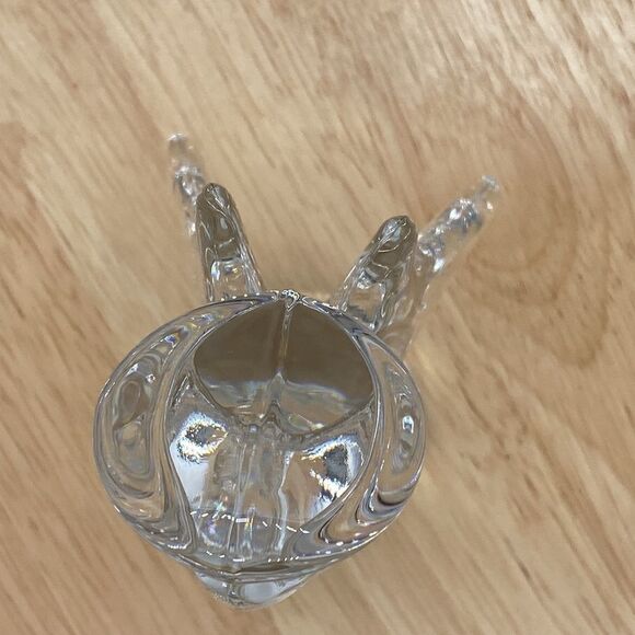 Toscany Lead Crystal Clear Glass Vintage Angel - Picture 5 of 8